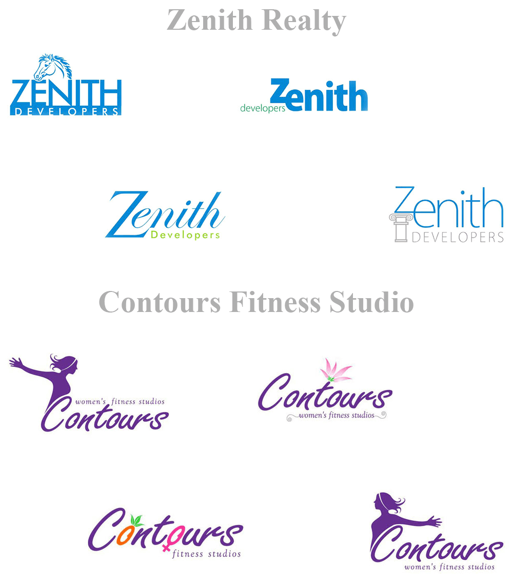 Logos created for own clients and third party agencies